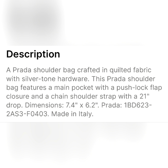 ❣️Prada Tessuto Impuntu Patina Bag❣️ - Picture 16 of 17